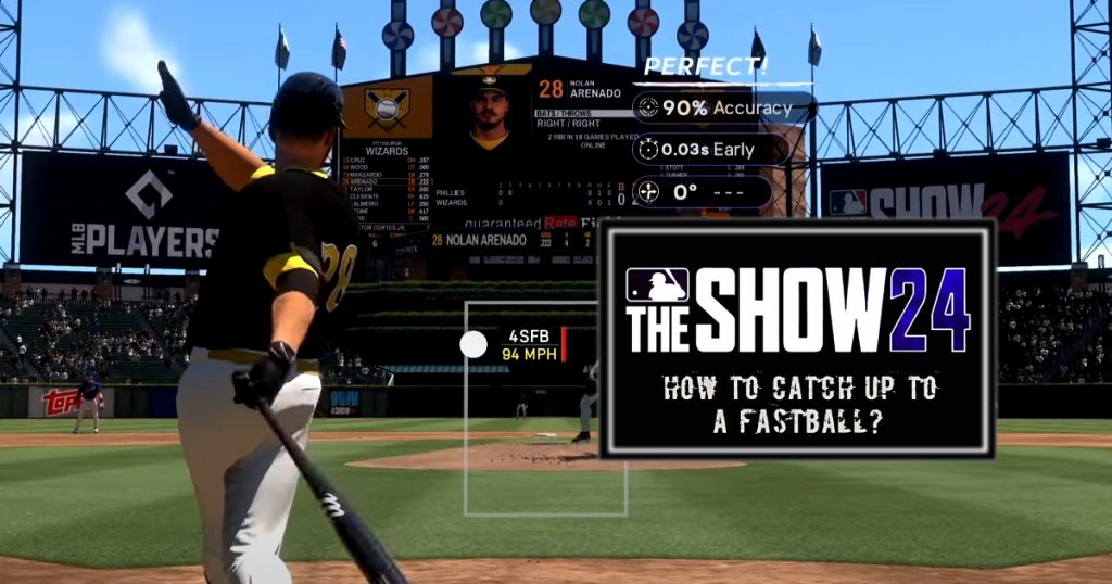MLB The Show 24: How to Catch Up to a Fastball?