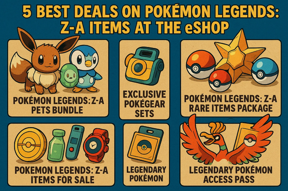 5 Best Deals on Pokémon Legends: Z-A Items at the eShop