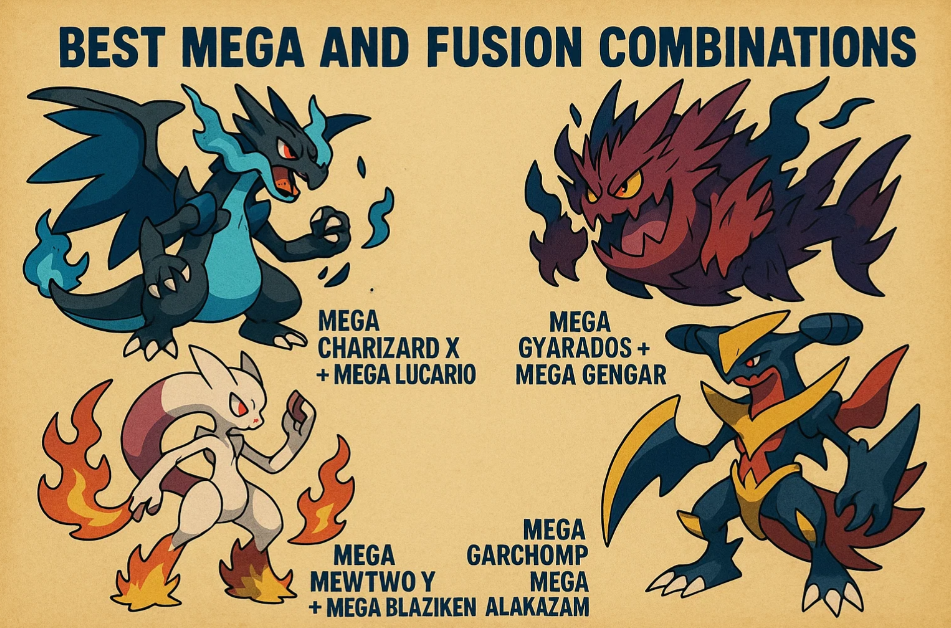 Pokémon Legends: Z-A Best Mega and Fusion Combinations