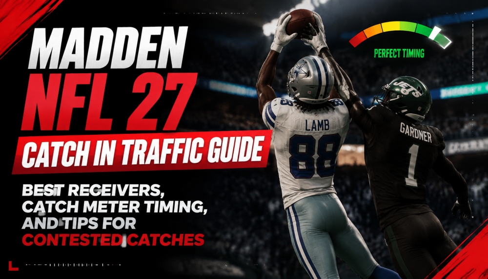 Madden NFL 27 Catch in Traffic Guide: Best Receivers, Catch Meter Timing, and More