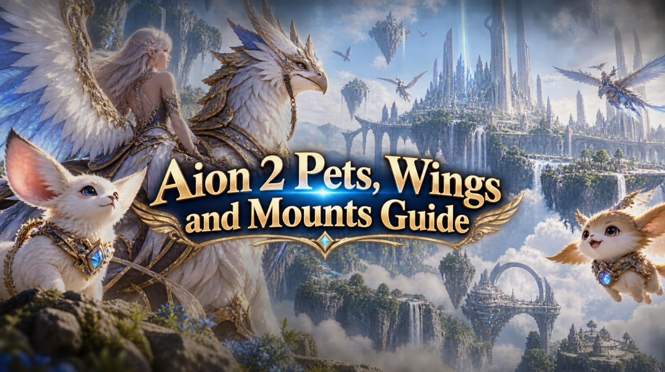 Aion 2 Pets, Wings and Mounts Guide