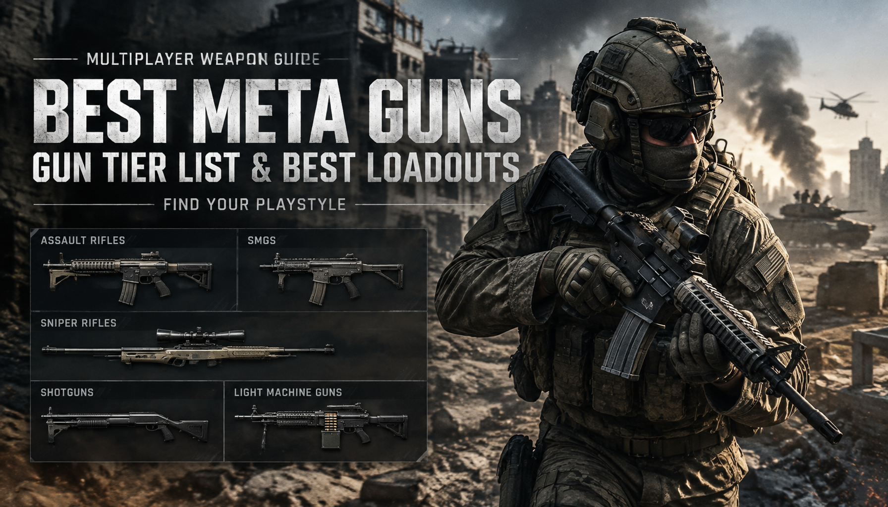 Best Meta Guns in Modern Warfare 4: Gun Tier List and Best Loadouts